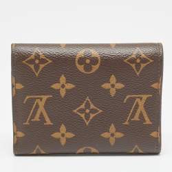 Pre Owned Louis Vuitton Victorine Fuchsia Monogram Canvas Trifold Wallet