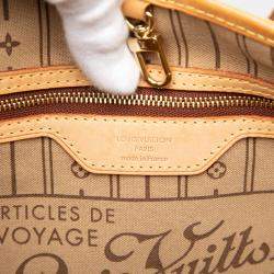 Pre Owned Louis Vuitton Brown Monogram Neverfull PM