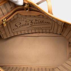 Pre Owned Louis Vuitton Brown Monogram Neverfull PM