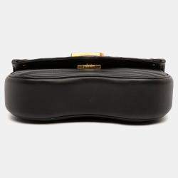 Pre Owned Louis Vuitton Black New Wave Chain Bag PM