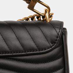 Pre Owned Louis Vuitton Black New Wave Chain Bag PM