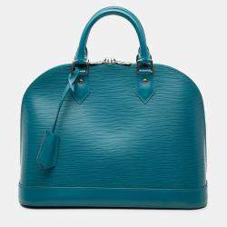 Pre Owned Louis Vuitton Blue Epi Alma PM