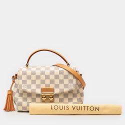 Pre Owned Louis Vuitton White Damier Azur Croisette