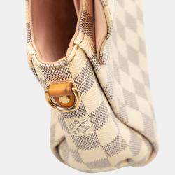 Pre Owned Louis Vuitton White Damier Azur Croisette