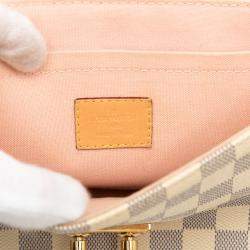 Pre Owned Louis Vuitton White Damier Azur Croisette