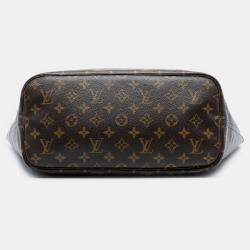 Pre Owned Louis Vuitton Brown Monogram V Neverfull MM