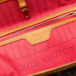 Pre Owned Louis Vuitton Brown Monogram V Neverfull MM