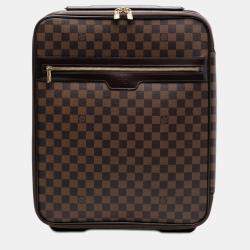 Pre Owned Louis Vuitton Brown Damier Ebene Pegase 45