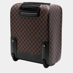 Pre Owned Louis Vuitton Brown Damier Ebene Pegase 45