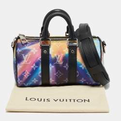 Pre Owned Louis Vuitton Keepall Bandouliere XS Limited Edition Monogram Sunset Canvas Satchel