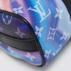 Pre Owned Louis Vuitton Keepall Bandouliere XS Limited Edition Monogram Sunset Canvas Satchel