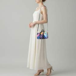 Pre Owned Louis Vuitton Keepall Bandouliere XS Limited Edition Monogram Sunset Canvas Satchel