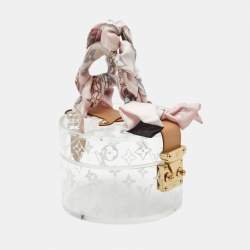 Pre Owned Louis Vuitton Box Scott Transparent Leather and Plexiglass Clutch