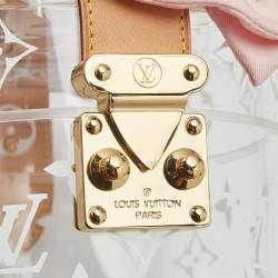 Pre Owned Louis Vuitton Box Scott Transparent Leather and Plexiglass Clutch