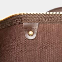 Pre Owned Louis Vuitton Brown Damier Ebene Keepall 50