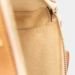 Pre Owned Louis Vuitton Brown Takashi Murakami Monogram Cherry Blossom Pochette Accessoires