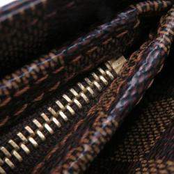 Pre Owned Louis Vuitton Brown Damier Ebene Aubagne