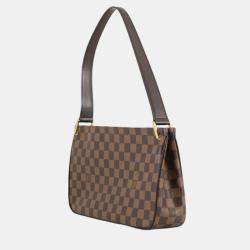 Pre Owned Louis Vuitton Brown Damier Ebene Aubagne