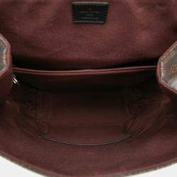 Pre Owned Louis Vuitton Brown Monogram Macassar Palk Backpack