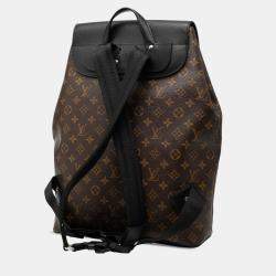 Pre Owned Louis Vuitton Brown Monogram Macassar Palk Backpack