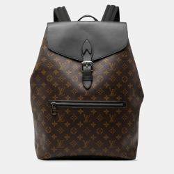 Pre Owned Louis Vuitton Brown Monogram Macassar Palk Backpack