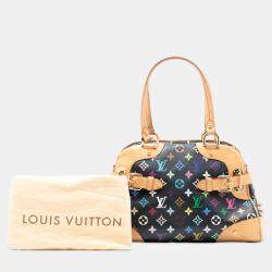 Pre Owned Louis Vuitton Black Monogram Multicolore Claudia