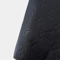 Pre Owned Louis Vuitton Portefeuille Sarah Noir Monogram Empreinte Leather
