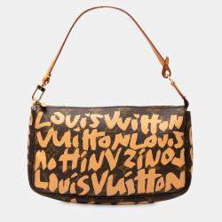 مملوكة مسبقًا حقيبة لويس فيتون ستيفن سبروز بني مونوغرام جرافيتي بوشيت أكسيسوارات