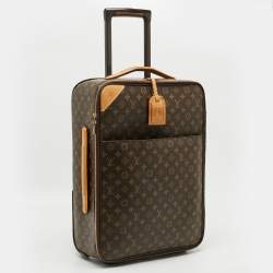 Pre Owned Louis Vuitton Pegase Legere 55 Monogram Canvas Luggage