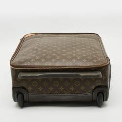 Pre Owned Louis Vuitton Pegase Legere 55 Monogram Canvas Luggage