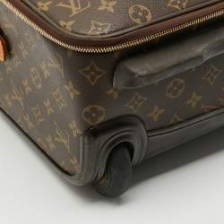 Pre Owned Louis Vuitton Pegase Legere 55 Monogram Canvas Luggage