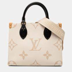 مملوكة مسبقًا Louis Vuitton Monogram Dune On The Go Pm Handbag/Shoulder Bag Ivory Leather