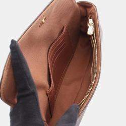 مملوكة مسبقًا Louis Vuitton Ivy League Wallet On Chain Handbag Coated Canvas Monogram Brown