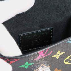 Pre Owned حقيبة لوي فيتون ميتيس مونوغرام مولتيكولور حقيبة كتف سلسلة حافظة هاتف في نوار