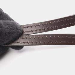 Pre Owned Louis Vuitton Neverfull Pm Tote Bag Coated Canvas And Leather With Damier Finish Brown