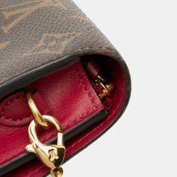 مملوكة مسبقًا Louis Vuitton Brown Monogram Flore Wallet On Chain