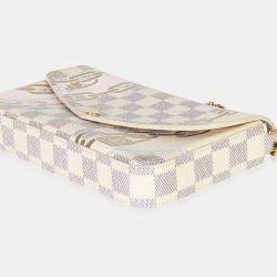 مملوكة مسبقًا Louis Vuitton Damier Azur Canvas Nautical Felicie Pochette