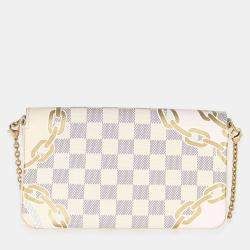 مملوكة مسبقًا Louis Vuitton Damier Azur Canvas Nautical Felicie Pochette