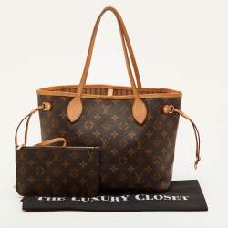 مملوكة مسبقًا حقيبة لوي فيتون نيفرفول PM قماش مونوغرام