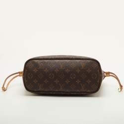 مملوكة مسبقًا حقيبة لوي فيتون نيفرفول PM قماش مونوغرام