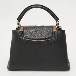 مملوكة مسبقًا حقيبة لويس فيتون كابوسين بيثون جلد أزرق بحري/بيج بي بي