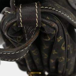مملوكة مسبقًا Louis Vuitton Brown Monogram Mini Lin Saumur 30 Shoulder Bag