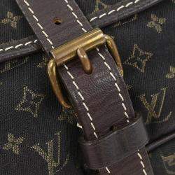 مملوكة مسبقًا Louis Vuitton Brown Monogram Mini Lin Saumur 30 Shoulder Bag