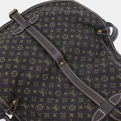 مملوكة مسبقًا Louis Vuitton Brown Monogram Mini Lin Saumur 30 Shoulder Bag