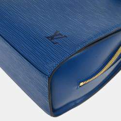 Pre Owned Louis Vuitton Blue Epi Pont Neuf Handbag