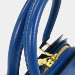 Pre Owned Louis Vuitton Blue Epi Pont Neuf Handbag