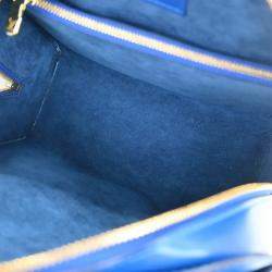 Pre Owned Louis Vuitton Blue Epi Pont Neuf Handbag
