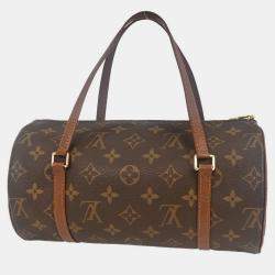 Pre Owned Louis Vuitton Monogram Papillon 26 Handbag