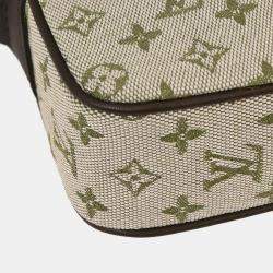 Pre Owned Louis Vuitton Monogram Green Pochette Conte De Fees Handbag