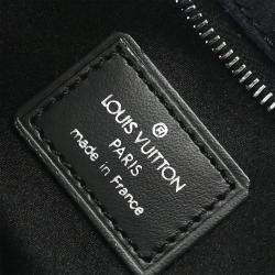 Pre Owned Louis Vuitton Black Monogram Satin Little Boulogne Handbag